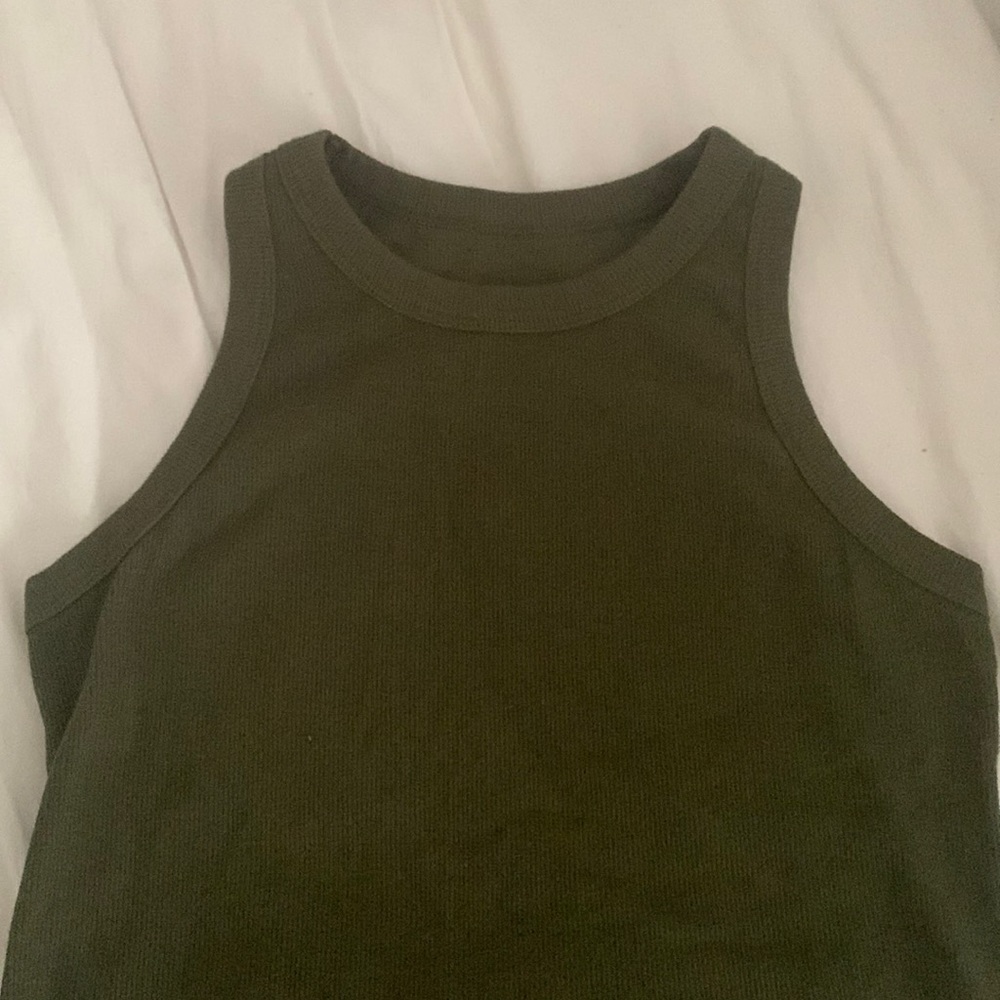 Dark Green Tank Top